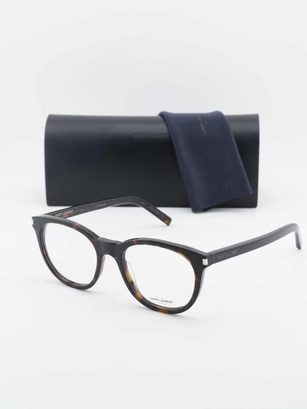 Saint Laurent SL471 002 Square Eyeglasses 53mm – Havana